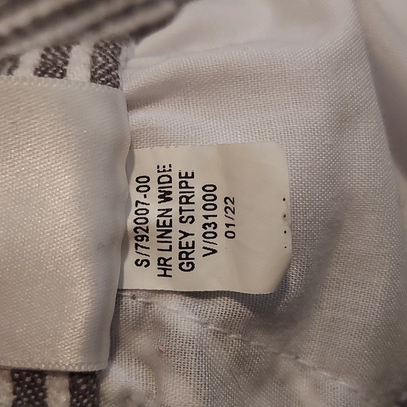 Old Navy High Waisted Striped Linen Blend Wide Leg Pants - Picture 14 of 14